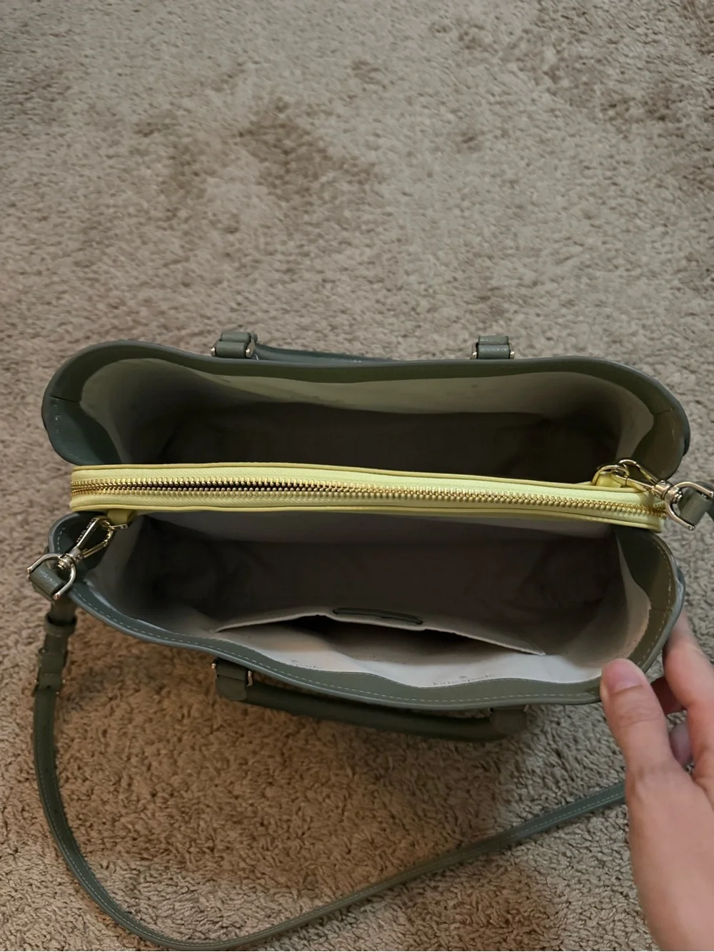 Kate Spade NWOT Dusky Pine Thompson Street Satchel